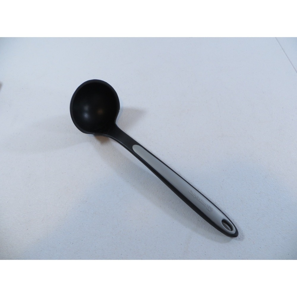 Calphalon 13" Black &‎ Gray Nylon Plastic Cooking Serving Ladle